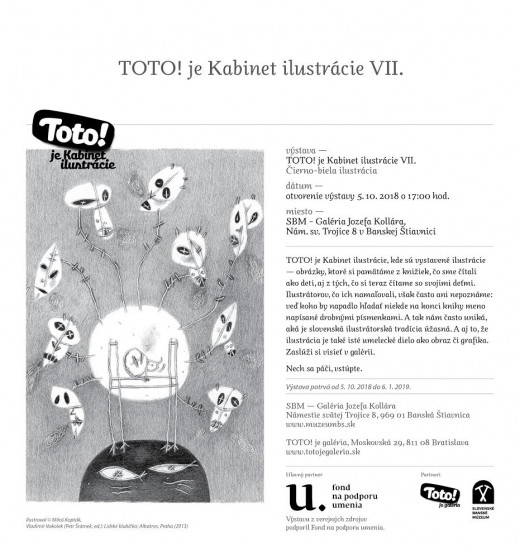 Výstava TOTO! je Kabinet ilustrácie VII.