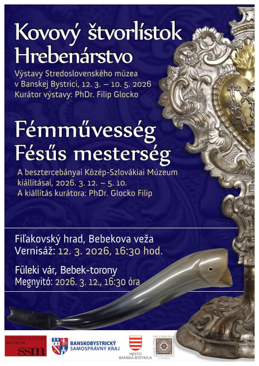 Turistickú sezónu na Fiľakovskom hrade otvoria výstavy o histórii hrebenárstva a tradičných kovospra Turistickú sezónu na Fiľakovskom hrade otvoria výstavy o histórii hrebenárstva a tradičných kovospra