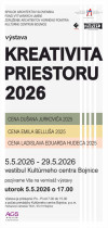 Kreativita priestoru 2026 Kreativita priestoru 2026