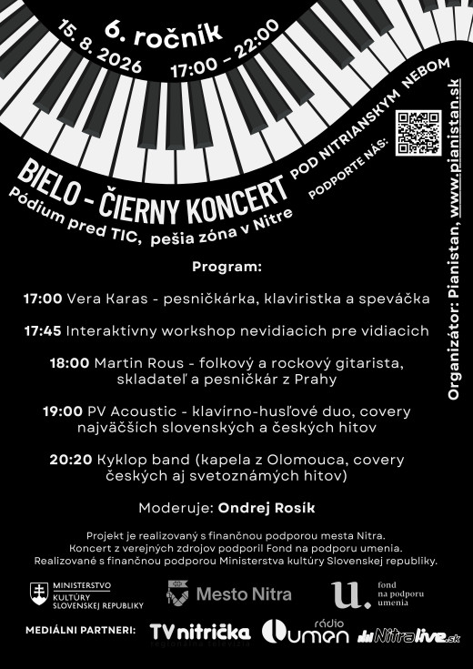 Bielo-čierny koncert pod nitrianskym nebom Bielo-čierny koncert pod nitrianskym nebom