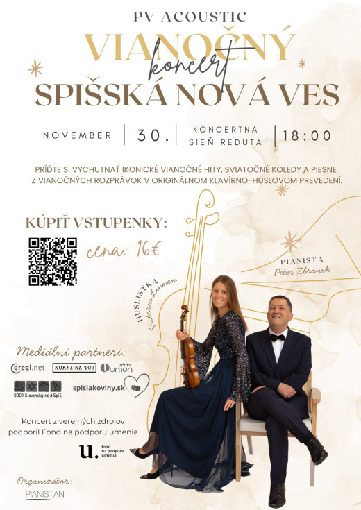 Vianočný koncert dua PV Acoustic v Spišskej Redute Vianočný koncert dua PV Acoustic v Spišskej Redute