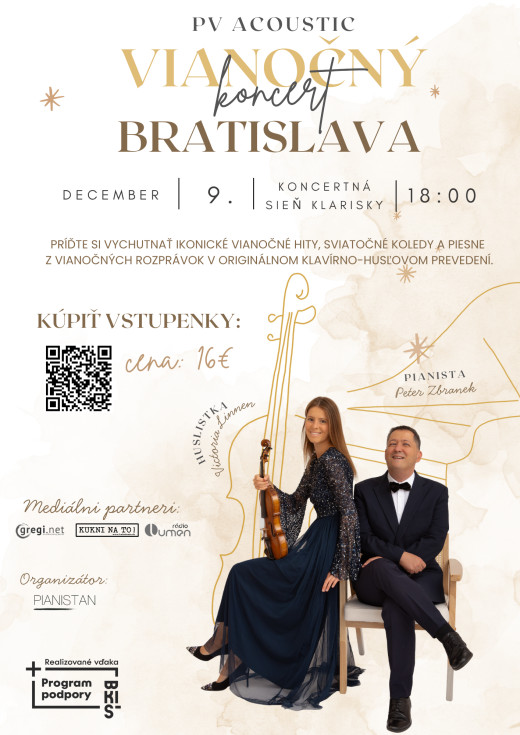 Vianočný koncert dua PV Acoustic v Bratislave Vianočný koncert dua PV Acoustic v Bratislave
