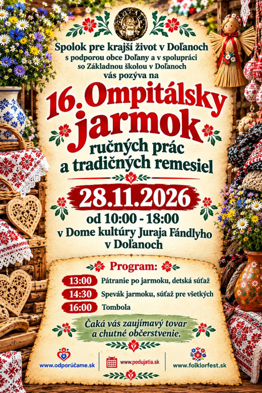 16. Ompitálsky jarmok ručných prác a tradičných remesiel 16. Ompitálsky jarmok ručných prác a tradičných remesiel